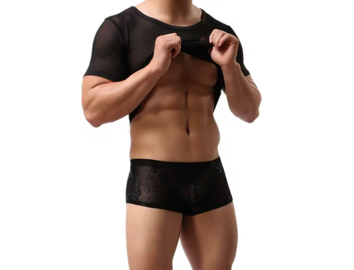 Naked Code- Mesh Tee